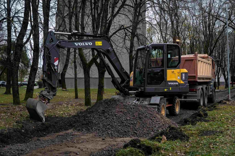 Volvo ekskavatorius krauna savivartį